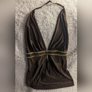 Brown and gold Nabiran size S